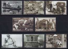 MiNr. 1321 - 1328 Norwegen 1999, 9. Sept. Jahrtausendwende (II): Bilder Aus Dem Alltagsleben - Postfrisch/**/MNH - Neufs