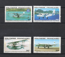 POLYNESIE  PA  N°  156 à 159   NEUFS SANS CHARNIERE COTE  5.50€    AVION - Neufs