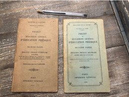 Deux Livrets Pour Former Les Enfants à Devenir De Bons Soldats  1919-1920 - 1914-18