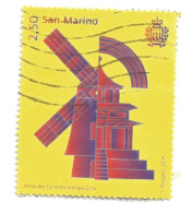 (SAN MARINO) 2018, ANNO DEL TURISMO EUROPA-CINA, €2,50 - 1 Francobollo Usato - Used Stamps