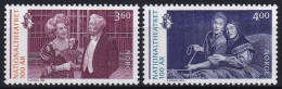 MiNr. 1333 - 1334 Norwegen  1999, 19. Nov. 100 Jahre Nationaltheater, Oslo - Postfrisch/**/MNH - Unused Stamps
