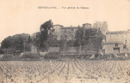 CPA 11 SERVIES EN VAL / VUE GENERALE DU CHATEAU / Cliché Rare - Autres & Non Classés