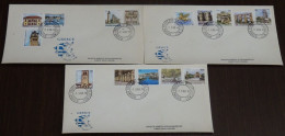 Greece 1988 Capital Of Prefectures Imperforated Unofficial FDC VF - FDC