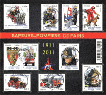 FRANCE 2011 BLOC SAPEURS POMPIERS DE PARIS OBLITERE - F 4582 - Used