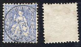 Suisse Oblitéré N°46, Qualité Superbe - Used Stamps
