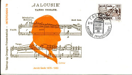 Denmark Special FDC 8-11-1979 Jacob Gade Tango Jalousie Tsigane With Nice Cachet Taastrup Stampclub Interdania 79 - FDC