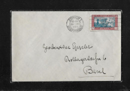 1929 TRAUERBRIEF ► Brief Von Zürich Nach Basel     ►SBK-J51 / Maschinenstempel◄ - Lettres & Documents