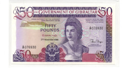 Gibraltar 50 Pounds 1986 QEII P-24 UNC - Gibilterra