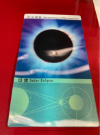 Hong Kong Stamp Card 3D Hologram Space Solar Eclipse - Storia Postale