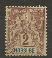 NOSSI-BE N° 28 Sans Accent Sur Le E De BE NEUF** LUXE SANS CHARNIERE / Hingeless / MNH - Nuevos