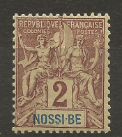 NOSSI-BE N° 28 Sans Accent Sur Le E De BE NEUF** LUXE SANS CHARNIERE / Hingeless / MNH - Unused Stamps
