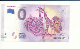 Billet Touristique 0 Euro - BIOPARC DOUE LA FONTAINE - UEGW - 2019-2 - N° 2593 - Sonstige & Ohne Zuordnung