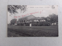 1924 BAMAKO  SOUDAN FRANCAIS  LA GARE  FERROVIA STAZIONE  ANIMATA - Soedan