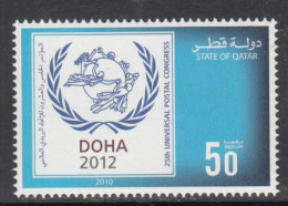 2010 Qatar UPU Meeting Doha Complete Set Of 1 MNH - Qatar