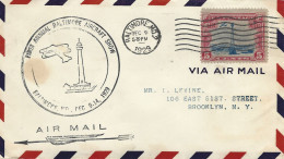 USA 1929 Baltimore First Annual Aircraft Show Flight Beacon Rocky Mountains Cover - 1c. 1918-1940 Storia Postale