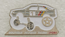 Pin's Peugeot. Boutique Peugeot Talbot Sport - Peugeot