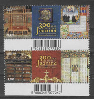 Portugal  2017 Mi.Nr. 4325 / 26 , 300 Anos Biblioteca Joanina -  Postfrisch / MNH / (**) - Unused Stamps