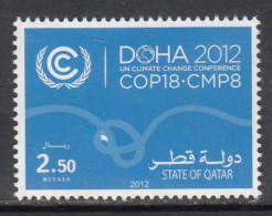 2012 Qatar COP 18 Conference Doha Climate Change Complete Set Of 1 MNH - Qatar