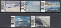 2012 Ross Dependency Complete Set Of 5 MNH - Unused Stamps