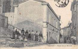 CPA 11 TREBES / PLACE DE LA MAIRIE - Sonstige & Ohne Zuordnung