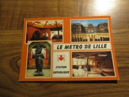 CP Lille - Le Métro - Station République - Metropolitana