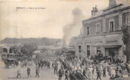 27-BERNAY- COUR DE LA GARE - Bernay