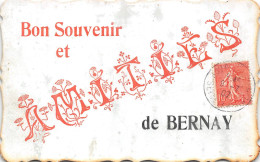 27-BERNAY- BON SOUVENIR ET AMITIES DE BERNAY - Bernay