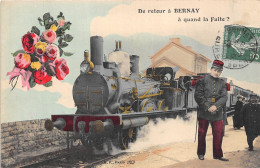 27-BERNAY- DE RETOUR A BERNAY A QUAND LA FUITE - Bernay