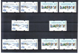 UPU393 ÖSTERREICH 2006 AUTOMATENMARKEN CHRISTKINDL 06 ANK 40/43+48 5 Paare ** - Automatenmarken [ATM]