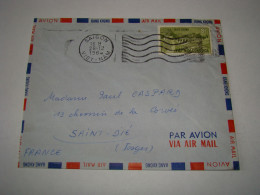 4403 Lettre Par Avion Air Mail Saïgon Viêt-Nam Cong-Hoa Buu-Ching Pour St Dié Vosges France 26/12/1964 - Vietnam