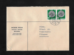 1962 HEIMAT GRAUBÜNDEN ► Brief Mit Zudruck Peder Peer Falegnam/Mobiglia, Scuol - Lettres & Documents