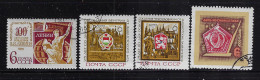 RUSSIA  1970 SCOTT #3718,3719,3720,3738 USED - Ongebruikt