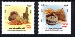 Libya - 2023 -Libya- Cereal Grains In Libya / Wheat And Barley - Complete Set - Libye