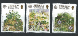 Jersey YT 372-374 Neuf Sans Charnière XX MNH Europa 1986 - Jersey