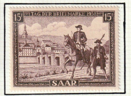 SARRE - Journée Du Timbre, Cavalier - Y&T N° 291 - 1951 - MH - Unused Stamps