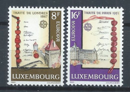 Luxembourg YT 1002-1003 Neuf Sans Charnière XX MNH Europa 1982 - Neufs