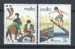 Malte YT 616-617 Neuf Sans Charnière XX MNH Europa 1981 - Malta