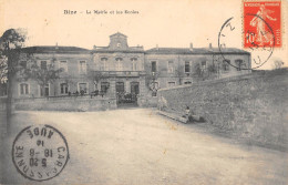 CPA 11 BIZE / LA MAIRIE ET LES ECOLES - Sonstige & Ohne Zuordnung