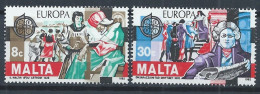 Malte YT 649-650 Neuf Sans Charnière XX MNH Europa 1982 - Malte