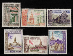 Laos - 1959  - Temples Divers  -  N° 63 à 68 -  Neufs ** - MNH - Laos