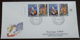 Greece 1989 Europa Imperforated Unofficial FDC VF - FDC