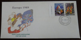 Greece 1989 Europa Imperforated Unofficial FDC VF - FDC