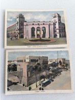 2x LIBYA - Tripolis- Old Postcards Libyen Farbe Ca. 1930, Italienische Besatzung Libia Italiana - Libia