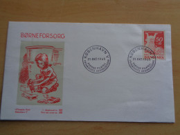 FDC Danemark  Enfant   Jouet Children Denmark Kinder Büro Child 1965 Enfants Kind Niño Niños Bambini Bambino - Other & Unclassified