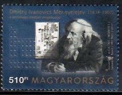 Hungary, 2019, Used, 150th Anniversary Of Birth Of Dmitri Mendeleev 2019 Mi. Nr.6054 - Used Stamps