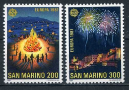 Saint-Marin YT 1024-1025 Neuf Sans Charnière XX MNH Europa 1981 - Unused Stamps