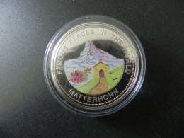 Uganda 1000 Shillings 1993 - Famous Places Of The World Switzerland Matterhorn - Oeganda