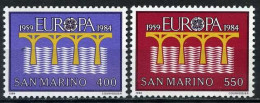 Saint-Marin YT 1090-1091 Neuf Sans Charnière XX MNH Europa 1984 - Nuevos