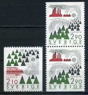 Suède YT 1377 + 1378a  Neuf Sans Charnière XX MNH Europa 1986 - Nuevos