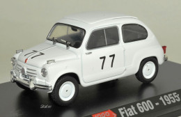 - FIAT 600 - 1955 - 1000 Miglia - MM - # 77 Bianco White - 1:43 - Andere & Zonder Classificatie